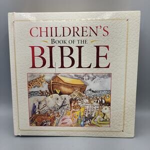 Children’s Book Of The Bible 1998 Vintage Illustrated Gold Edges Made In USA